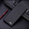 Mens Slim Microfiber Leather Wallet Long Purse For Men Thin  Stylish Genuine Leather Bifold Wallet 4