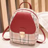 Plaid Mini Backpack Crossbody Bag For Teen Girls 4