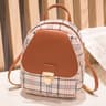 Plaid Mini Backpack Crossbody Bag For Teen Girls 5