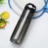 BPAFree Portable Sports Water Bottle With Straw For Hiking  Camping Transparent Leak Proof Eco Frie 5