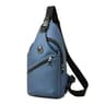 Men Fashion Crossbody Bag Trendy Chest Bag Usb Shoulder Bag Leisure Small Chest Bag Large Capacity  5