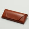 Retro Leather Glasses Case Portable Hard Shell Protective Eyewear Holder 3