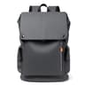 Waterproof PU Leather Mens Laptop Backpack With USB Charging 8