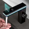 Smart LED Bathroom Sink Faucet With Temperature Display And Brass Mixer Tap 5
