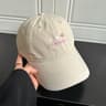 Macaron Floral Baseball Cap Soft Face Slimming Hat For Daily Wear 9