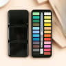 Premium Portable Watercolor Paint Set In Metal Case With Brush For Kids  Artists 7