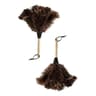 Ostrich Feather Duster With Wooden Handle Anti Static Reusable Cleaning Tool 7