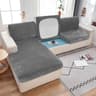 Premium Anti Slip Plush Sofa Cover Elastic Couch Protector For Living Room  Bedroom 12