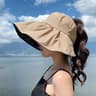 Wide Brim Foldable Sun Hat For Women Packable UV Protection Bucket Hat 4