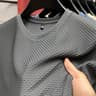 Mens Bamboo Ice Silk Mesh T Shirt Breathable Slim Fit Summer Cooling Casual Tee 5