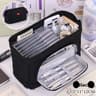 Large Capacity Double Layer Pencil Case With Organized Storage For School And Office Supplies 8