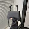 Chic Knot Handle Mini Crossbody Bag Suede Style Small Tote For Women 4