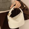 Soft Mini Crossbody Bag With Gold Hardware And Top Handle 4