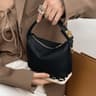 Soft Mini Crossbody Bag With Gold Hardware And Top Handle 6