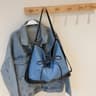 Cloud Charm Large Capacity Canvas Drawstring Backpack Tote For Women 6