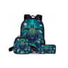 Sea Turtle Kids Backpack Set With Lunch Bag And Pencil Case 9