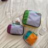 Piece Patchwork Travel Toiletry Bag Set Waterproof Cosmetic Organizer Pouches 5