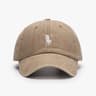 Grim Reaper Embroidered Washed Cotton Dad Cap 6