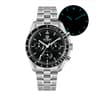 Retro Stainless Steel Automatic Watch With Sapphire Crystal AR Coating Night Light Design 5