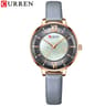 Elegant Luxury Leather Strap Ladies Quartz Watch 6