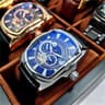 Creative Decorative Dial Mens Quartz Watch Water Resistant Leather Strap Dress Watch 5