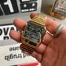 Retro Square Dual Display Waterproof Quartz Watch For Men 2