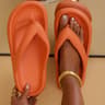 Womens Platform Flip Flops Soft Sole Non Slip Beach Sandals 4