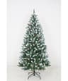 Pre Lit Artificial Christmas Tree With Warm White Lights And Pine Cones 0