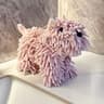 Cute Dog Chenille Hand Towel With Hanging Loop For Bathroom  Kitchen 7