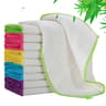 Reusable Bamboo Dish Cloths Pack Absorbent Kitchen Towels  Machine Washable Cleaning Cloths 7