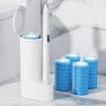 Disposable Toilet Brush With Replaceable Brush Head Long Handle Toilet Cleaning System 7