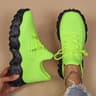 Breathable Mesh Sneakers Women Slip On Platform Walking Shoes 5