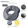 Orthopedic Donut Seat Cushion Memory Foam Pillow For Tailbone Relief And Comfortable Sitting 13