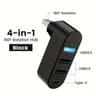 Ultra Flex 4 In 1 USB Hub With 180 Rotating Port  Type C Splitter Adapter 5