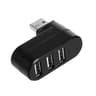 Premium Rotatable USB Hub Adapter 3 Port High Speed USB Splitter For PC Laptop  Mac Accessories 4