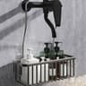 Rustproof Hanging Shower Caddy Organizer With Hooks  Large Capacity Storage Shelf 8