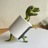 Prehistoric T Rex Dinosaur Toilet Paper Holder 3D Printed Bathroom Accessory  Quirky Decor 5