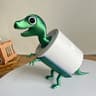 Prehistoric T Rex Dinosaur Toilet Paper Holder 3D Printed Bathroom Accessory  Quirky Decor 6