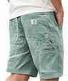 Men Corduroy Drawstring Casual Sport Shorts For Summer Comfort 2