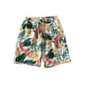 Tropical Leaf Print Mens Beach Swim Shorts 2