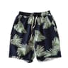Tropical Leaf Print Mens Beach Swim Shorts 3