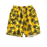 Tropical Leaf Print Mens Beach Swim Shorts 5