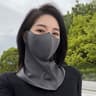 UVShield Ice Silk Cooling Face Mask For Sun Protection Dust Defense  Outdoor Sports 0