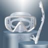 OceanView Pro 3 Window Snorkel Set With Anti Fog Diving Mask  Dry Top Snorkel 7
