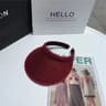 Womens Straw Sun Visor Beach Cap With UV Shade 6