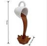 Floating Coffee Cup Sculpture Magic Pouring Coffee Decor For Kitchen  Coffee Bar 7