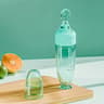 Portable Silicone Baby Food Feeder Spoon Bottle With Dust Cap 6