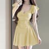 Curvy Women Swimsuit  Beach Cover Up Dress Elegant Swim Dress 5