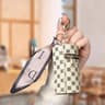 Luxury Mini Coin Purse Keychain Wallet For Earbuds Lipstick  Essentials 8