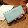 Long Leather Women Wallet Clutch With Zipper Phone Holder And Card Organizer 5